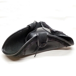 Deluxe Pirate Hat in Faux Leather - Black