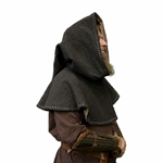 Medieval LARP Hood - Grey