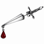 Cesare's Veto Earring Steel Alchemy E257