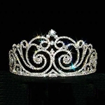Diamond Top Swirl Tiara 172-12736