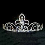 Small Rising Fleur De Lis Tiara 172-12744