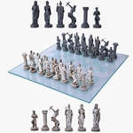 Greek Mythology Chess Set - A Mythical Battle of Strategy
