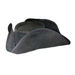 Blackbeard Leather Tricorn Pirate Hat
