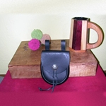 Small Hanging Leather Belt Pouch