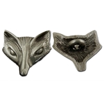 Fox or Vixen Pewter Button 107.0924