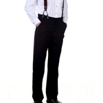 Black Victorian Men's Trousers C1331