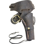 Fast Draw Oiled Brown Leather Western Holster - Medium