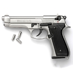 M92 Semi Automatic Blank Firing Gun Replica Nickel 8mm