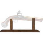 Pistol Display Stand For Flintlock Pistols - Dark Finish