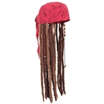 Jack Sparrow Scarf with Dreads