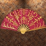 Gilded Paper Hand Fan
