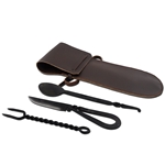 Medieval Spoon Fork Knife Pouch Eating Utensils