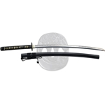 Dragon King WarFire Katana – 1566 Steel Functional Samurai Sword with Black Saya