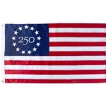 America 250th Anniversary Commemorative Flag – 13-Star Patriotic Polyester Banner