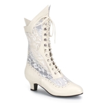 Ladies Calf Boots - Ivory