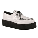 V-Creeper Checkerboard Platform Shoes