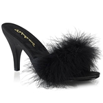 Amour Maribu Slippers 3 Inch Heel