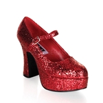 Glitter Mary Jane Platforms