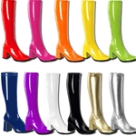 Colored Stretch Gogo Boots