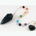 Bloodstone 7 Chakra Pendulum