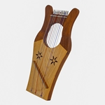 Mini Kinnor Harp Light,Mini Kinnor Harp Light with Case  HKNM-L