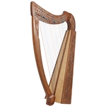Roosebeck Heather Harp 22-String Chelby Levers Vine