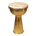 Brass Doumbek, 12"x20", Fiberskyn 47-MB12F