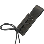 Small Leather Medieval Sword Frog Black, 48-22622