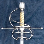 Three Ringed Rapier with Bone Grip 500862