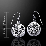 Tree of Life Silver Earrings 52-TER060
