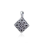 Celtic Spirits Quaternary Knot Silver Pendant TP3391