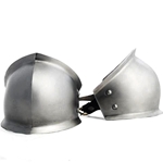 Elbow Cops Flared Pair Suitable for the 1200's to 1300's 16 gauge steel