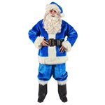 Blue Santa Suit Adult Costume