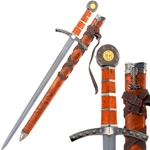 Medieval Knights Mini Broad Sword with Scabbard
