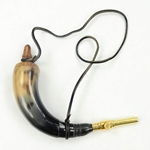 Powder Horn with Brass Valve