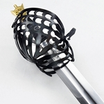 Venetian Schiavona,Schiavona sword,basket hilt sword,half basket sword,darkened Venetian Schiavona,basket hilt schiavona,high carbon steel sword,Schiavona hilt,high carbon steel,Schiavona