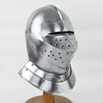 English Close Helm - 16th Century - 16 Gauge