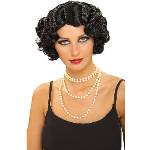 Flapper Wavy Wig (Black) 100-140471