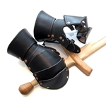 Leather Mitten Gauntlets