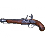 Left-Handed Pirate Flintlock Blunderbuss - Non-Firing Replica,Pirate Flintlock Pistol Non-Firing
