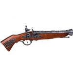 18th Century Austrian Antique Gray Blunderbuss - Non-Firing Replica
