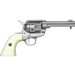 Replica M1873 Antique Finish Quick Draw Revolver, Ivory Grooved Grips Non-Firing