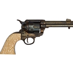 Old West Replica M1873 Antique Blued Finish Quick Draw Revolver Non-Firing Gun  22-8186