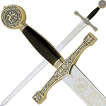 Marto Excalibur Sword Gold Finish