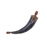 Powder Horn Carved Spout ONC16