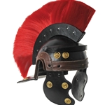 India Made - Leather Roman Centurion Helmet