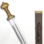 Fetter Lane Sword - 8th Century Saxon - Antiqued Brass Hilt - PRS413BR,The Fetter Lane Sword - 8th Century Saxon Sword - Antiqued Brass Hilt - PRS413BR