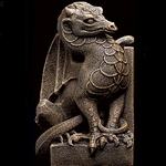 Windstone Editions Stone Dragon Bookend Left Side
