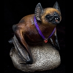 Brown Vampire Bat Sculpture