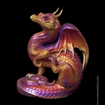 Scratching Dragon Sculpture Violet Flame 506-VF